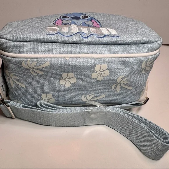 NWT Disney x Primark Stitch Crossbody Bag, or Camera Bag. Hibiscus pattern - Picture 13 of 15